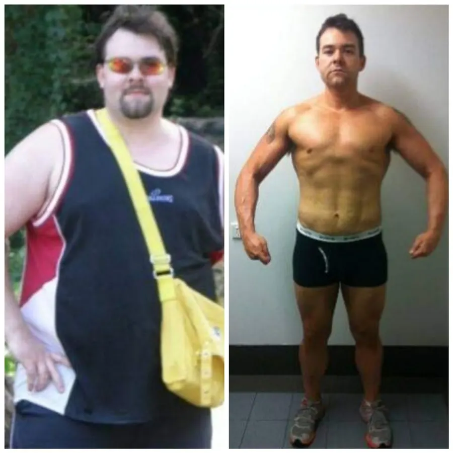 Client before and after training with Michael Lea Fitness